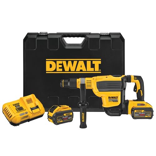 DeWALT SDS Max 1-3/4" Brushless Cordless Combo Hammer Drill Kit 60V MAX* 