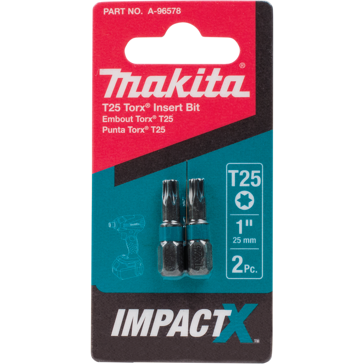 PQT 2 EMBOUT T20 1'' LONG IMPACT MAKITA