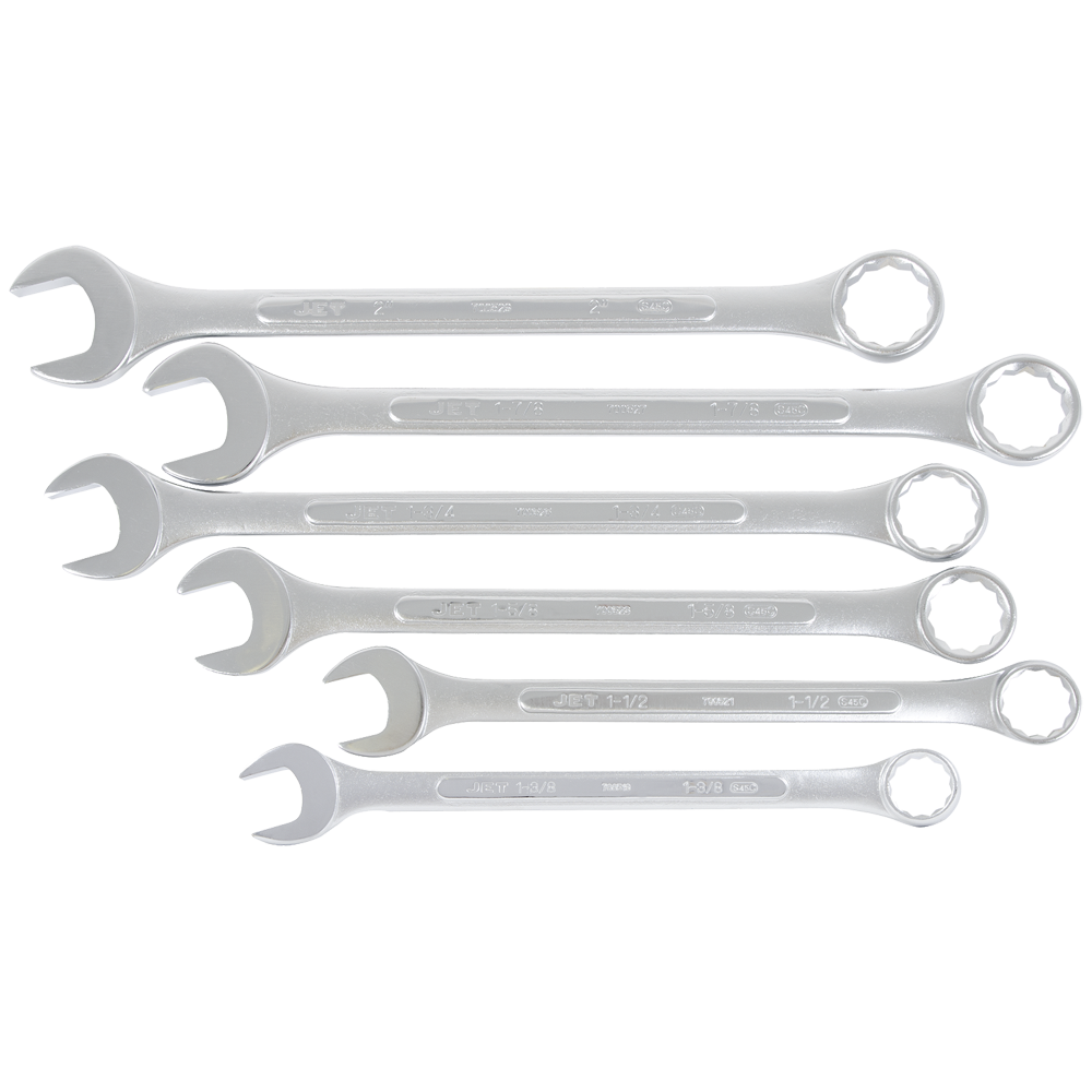 COMBINATION WRENCH SET 6PC JUMBO 1 3/8 - 2"