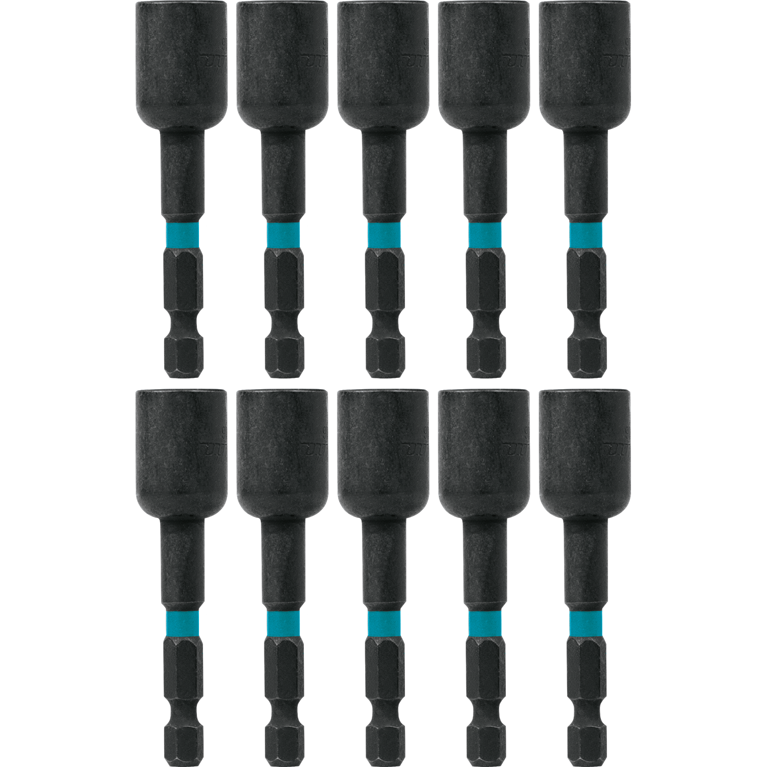 PACK OF 10 ADAPTER 3/8'' X 2'' IMPACT MAKITA 