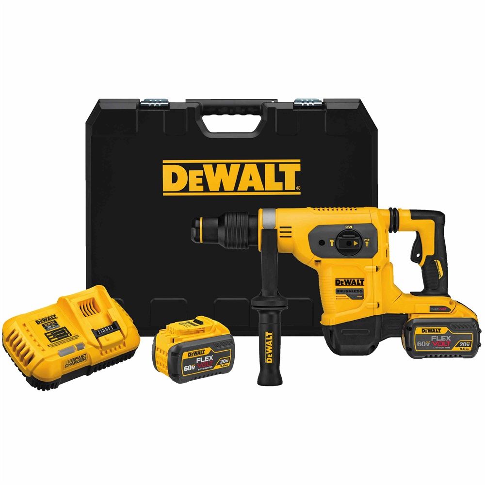 DeWALT 1-9/16" 60V MAX* FLEXVOLT SDS MAX* Combination Hammer Kit 